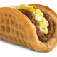 Image for article titled Taco Bell's Waffle Taco Is A Goddamn Abomination